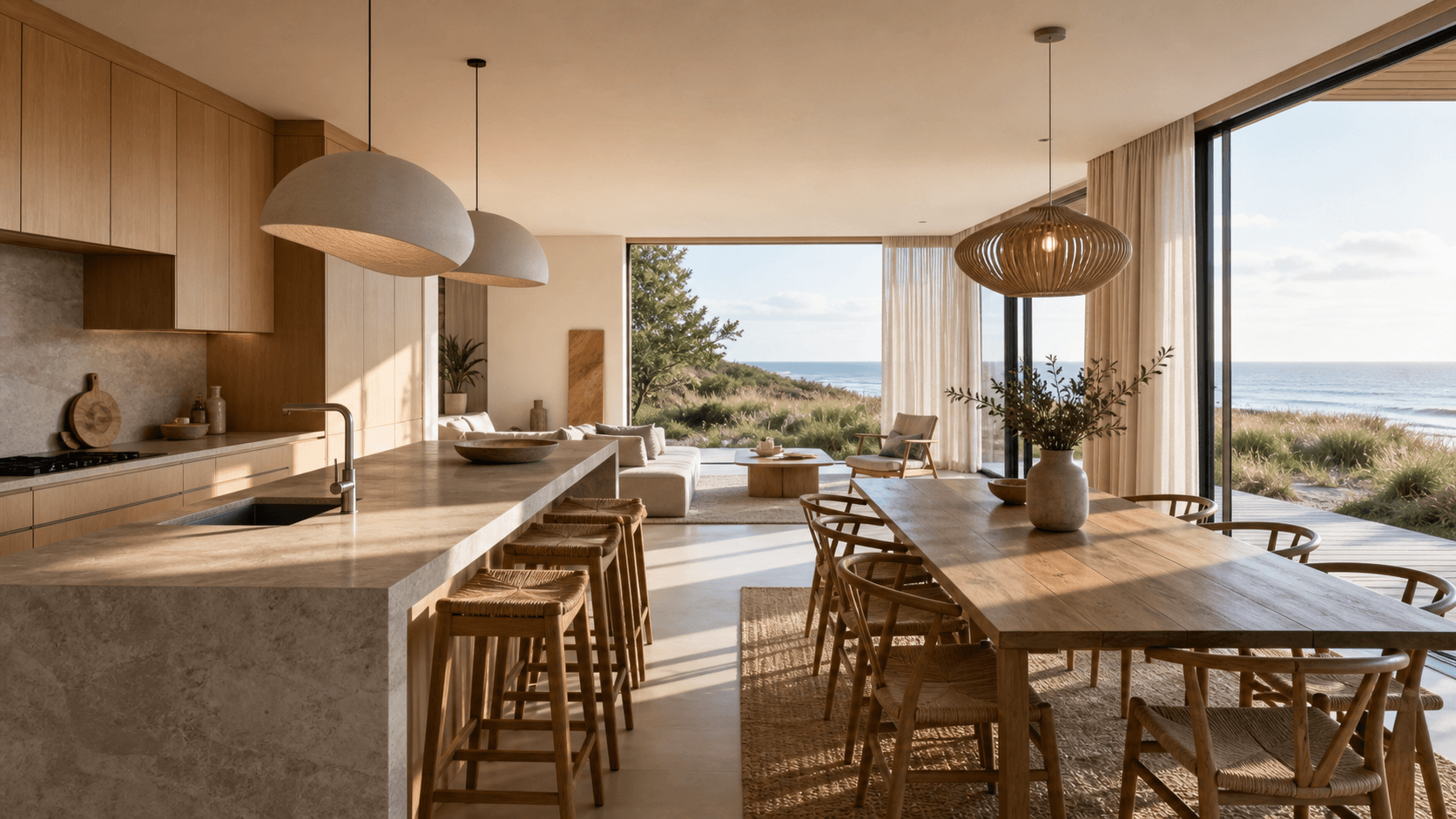 Cuisine ouverte haut de gamme